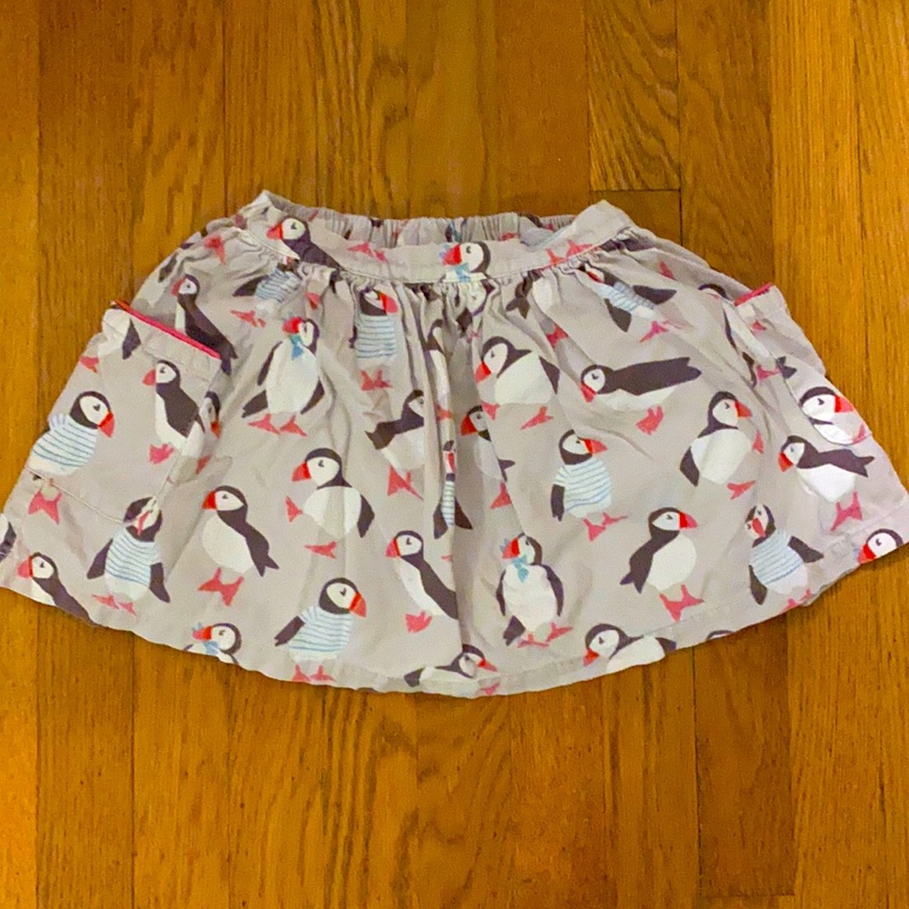 Mini Boden penguin curduroy skirt toddler size 4-5